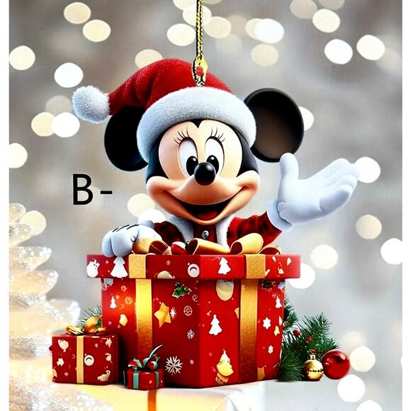 Mickey Mouse in a Gift Christmas Tree Ornament - Picture 3 of 6